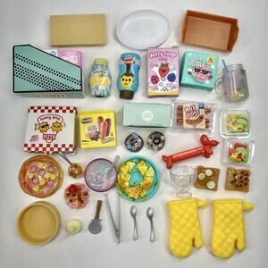 Miniverse Make It Mini Lot Of Miniature Food Items Unused & Used